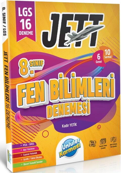 Ünlüler Karması 8. Sınıf LGS Fen Bilimleri JETT 16 Deneme