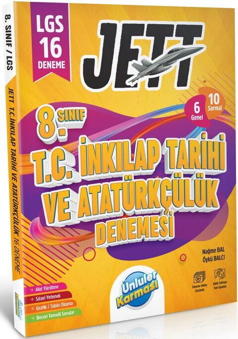 Ünlüler Karması 8. Sınıf LGS İnkılap Tarihi ve Atatürkçülük JETT 16 Deneme