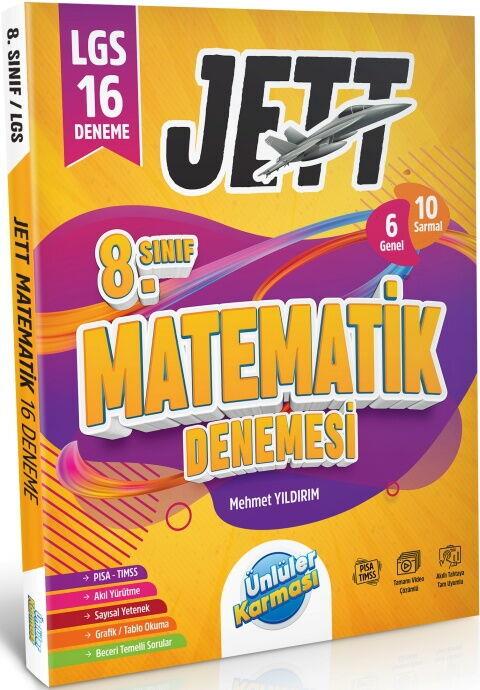 Ünlüler Karması 8. Sınıf LGS Matematik JETT 16 Deneme