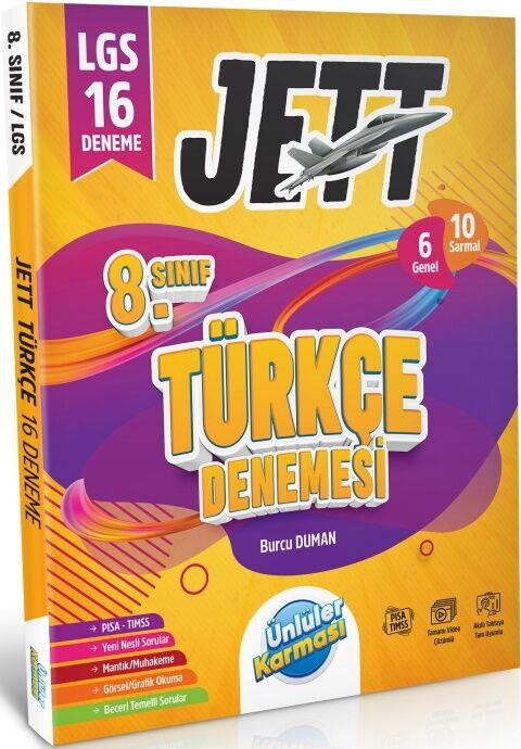 Ünlüler Karması 8. Sınıf LGS Türkçe JETT 16 Deneme