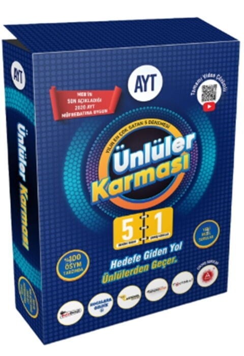 Ünlüler Karması TYT AYT 1. Dönem 5 li Deneme
