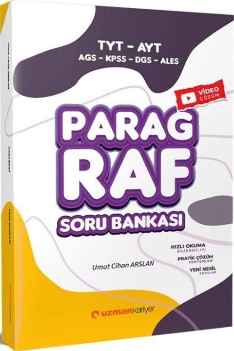 Uzman Kariyer KPSS MEB AGS DGS ALES TYT AYT Paragraf Soru Bankası