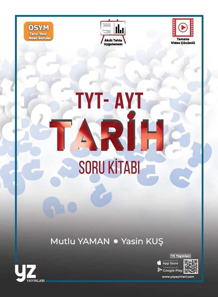 YZ Yayınları TYT AYT Tarih Soru Kitabı