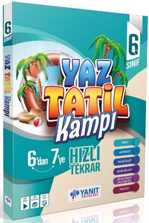 Yanıt Yayınları 6. Sınıf Yaz Tatil Kitabı Kampı