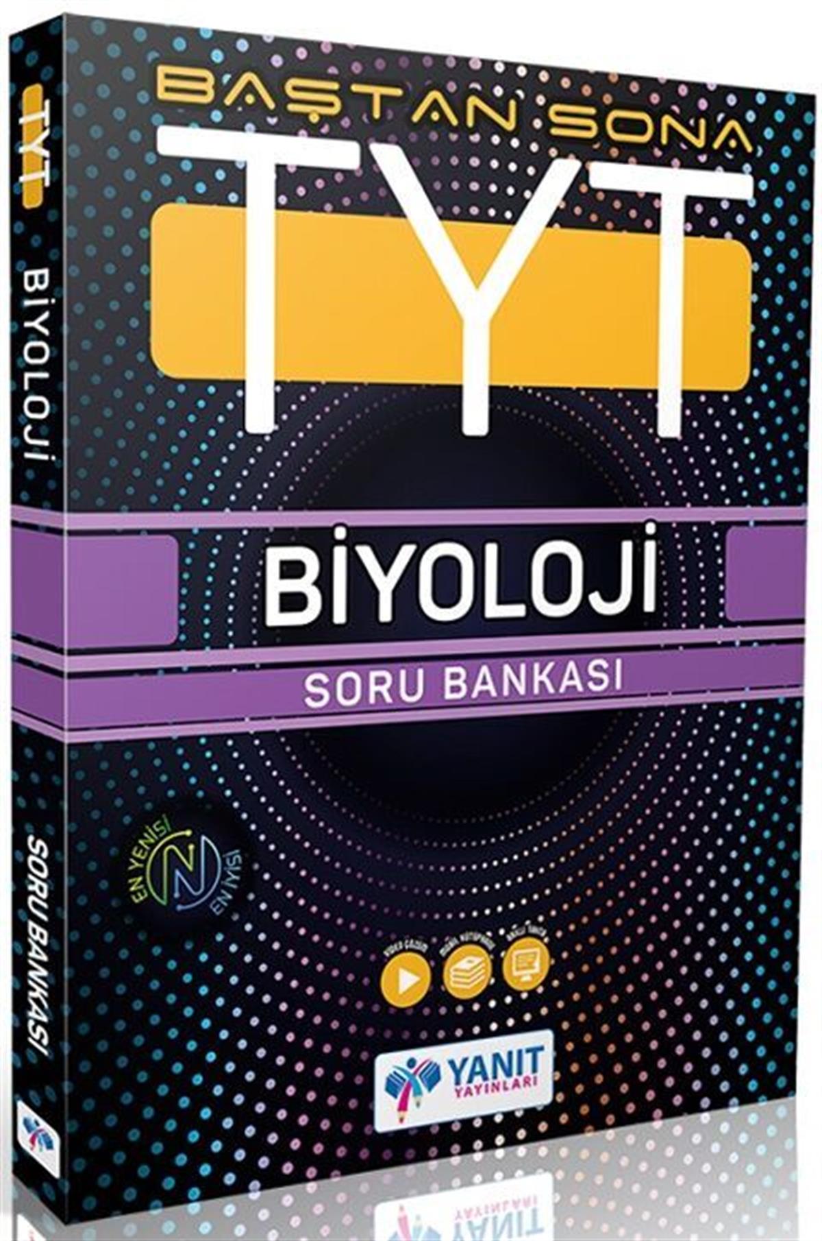 Yanıt Yayınları TYT Baştan Sona Biyoloji Soru Bankası