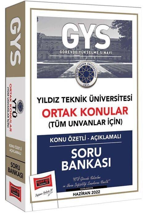 Yargı GYS Yıldız Teknik Üniversitesi Ortak Konular Tüm Ünvanlar İçin Konu Özetli Açıklamalı Soru Bankası