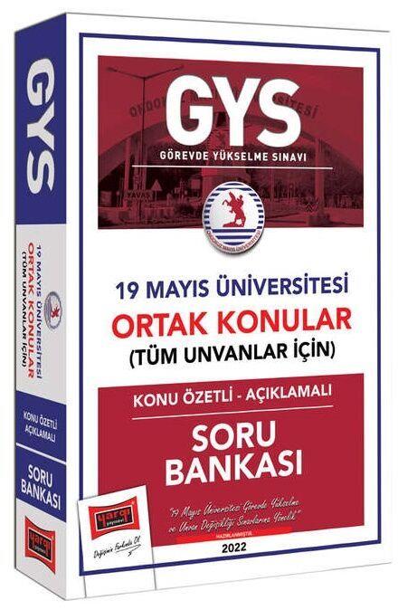 Yargı Yayınları 19 Mayıs Üniversitesi GYS Konu Özetli Açıklamalı Soru Bankası
