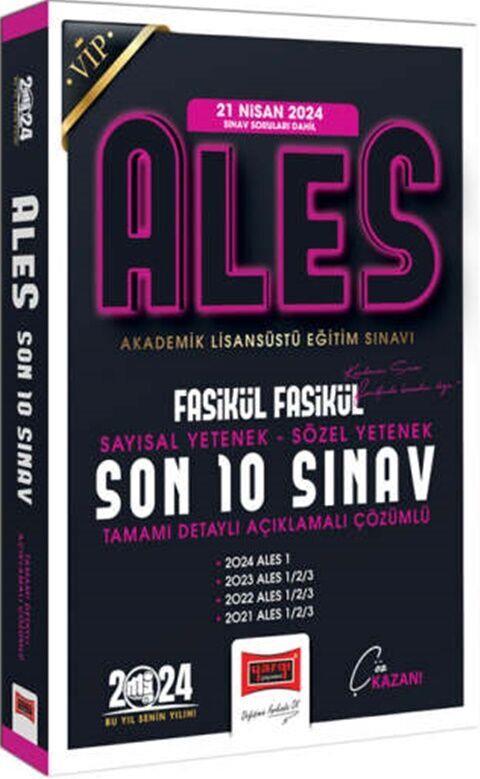Yargı Yayınları 2024 ALES Son 10 Sınav Fasikül Fasikül Çıkmış Sorular