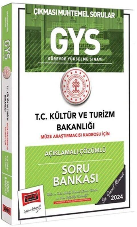 Yargı Yayınları 2024 GYS Kültür ve Turizm Bakanlığı Müze Araştırmacısı Soru Bankası