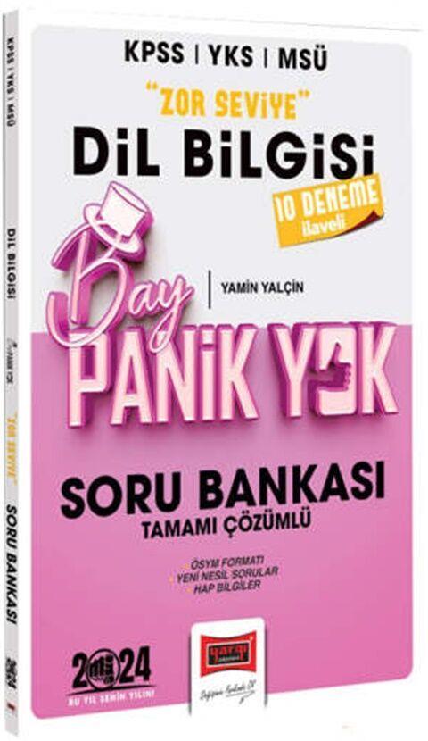 Yargı Yayınları 2024 KPSS YKS MSÜ Bay Panik Yok Dil Bilgisi Zor Seviye Tamamı Çözümlü Soru Bankası