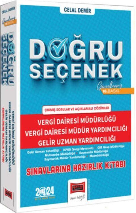 Yargı Yayınları 2024 Vergi Dairesi Müdürlüğü Vergi Dairesi Müdür Yardımcılığı Gelir Uzman Yardımcılığı Doğru Seçenek Çıkmış Soru
