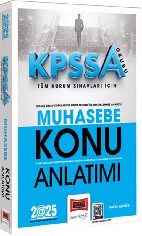 Yargı Yayınları 2025 KPSS A Grubu Tüm Kurum Sınavları İçin Muhasebe Konu Anlatımı