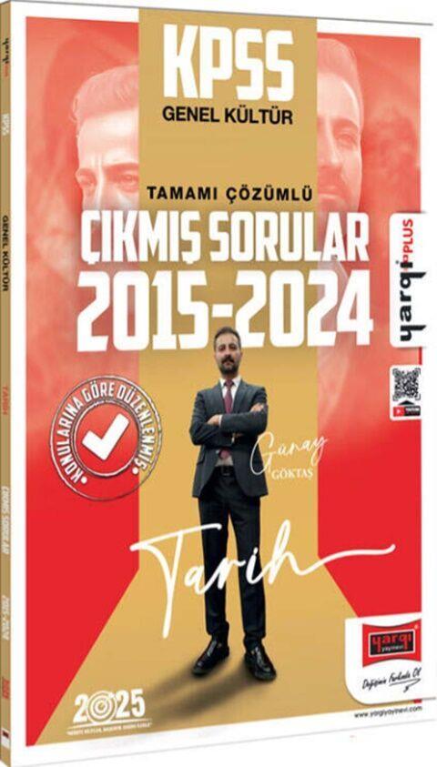Yargı Yayınları 2025 KPSS Genel Kültür 2015 2024 Tarih Konularına Göre Düzenlenmiş Tamamı Çözümlü Çıkmış Sorular