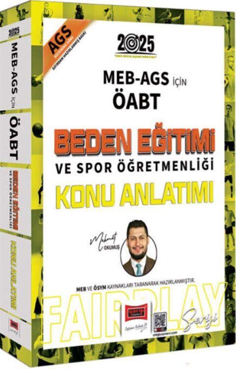 Yargı Yayınları 2025 MEB-AGS ÖABT Beden Eğitimi ve Spor Öğretmenliği Konu Anlatımı Fairplay Serisi
