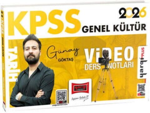 Yargı Yayınları 2026 KPSS Genel Kültür Tarih Video Ders Notları