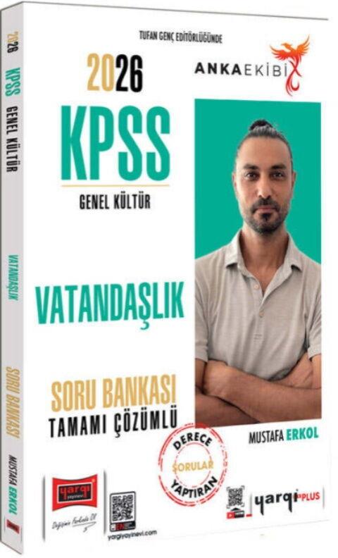 Yargı Yayınları 2026 KPSS Genel Kültür Vatandaşlık Tamamı Çözümlü Soru Bankası