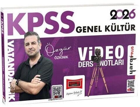 Yargı Yayınları 2026 KPSS Vatandaşlık Video Ders Notları