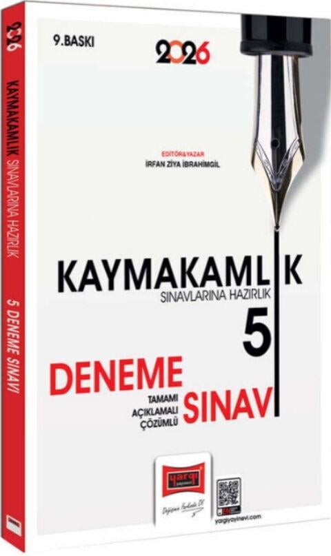Yargı Yayınları 2026 Kaymakamlık Sınavlarına Hazırlık 5 Deneme Sınavı