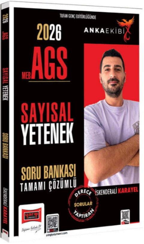 Yargı Yayınları 2026 MEB AGS Anka Ekibi Sayısal Yetenek Tamamı Çözümlü Soru Bankası