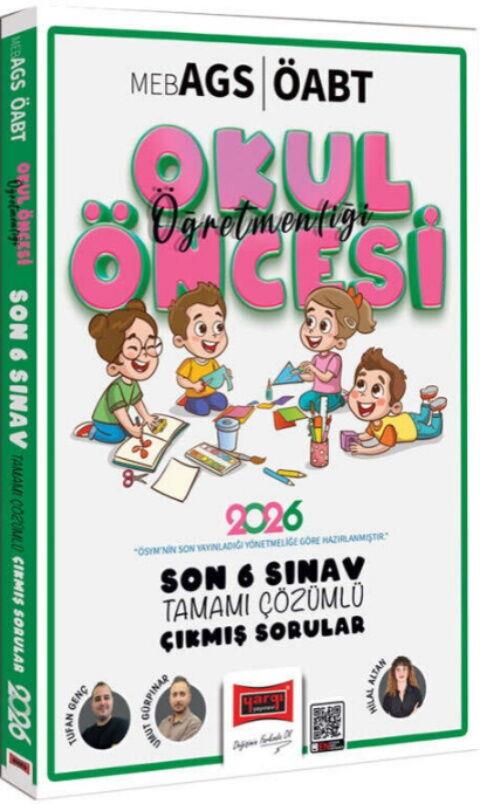 Yargı Yayınları 2026 MEB AGS ÖABT Okul Öncesi Öğretmenliği Son 6 Sınav Çıkmış Sorular