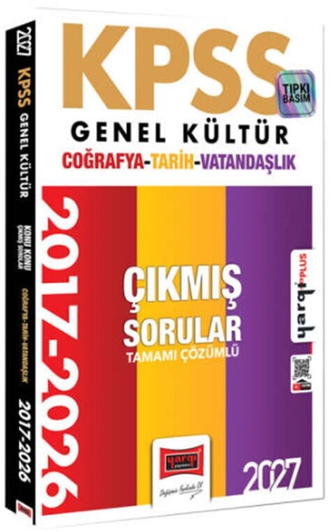 Yargı Yayınları 2027 KPSS Genel Kültür Tarih Coğrafya Vatandaşlık Konu Konu Tamamı Çözümlü 10 Yıl Çıkmış Sorular
