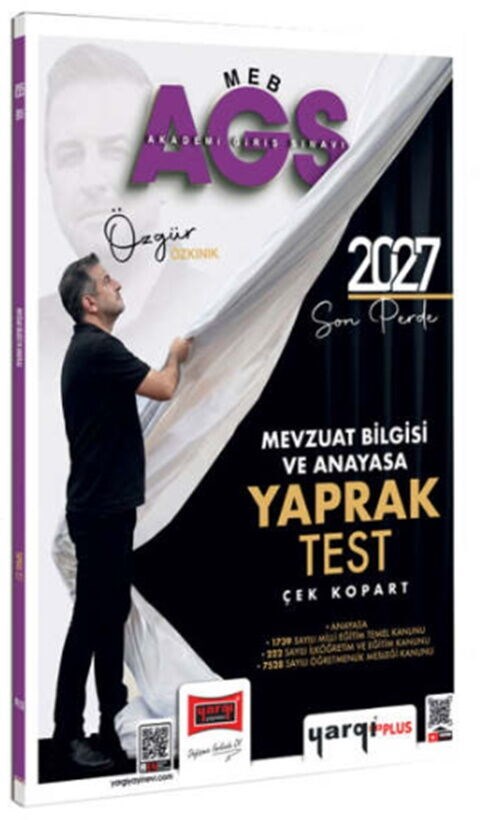 Yargı Yayınları 2027 MEB AGS Mevzuat Bilgisi ve Anayasa Çek Kopart Yaprak Test