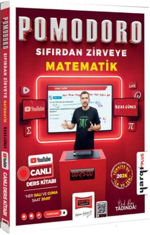 Yargı Yayınları KPSS ALES DGS MEB AGS TYT AYT Matematik Pomodoro Sıfırdan Zirveye Canlı Ders Kitabı