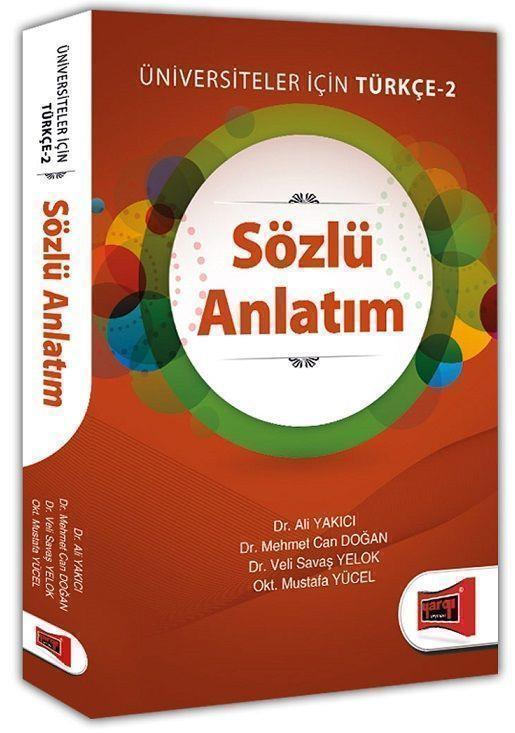 Yargı Yayınları Üniversiteler İçin Sözlü Anlatım Türkçe 2