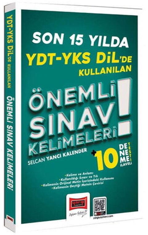 Yargı Yayınları YDT YKS Dilde Son 15 Yılda Kullanılan Önemli Sınav Kelimeleri