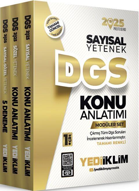 Yediiklim Yayınları 2025 DGS Konu Anlatımlı Modüler Set