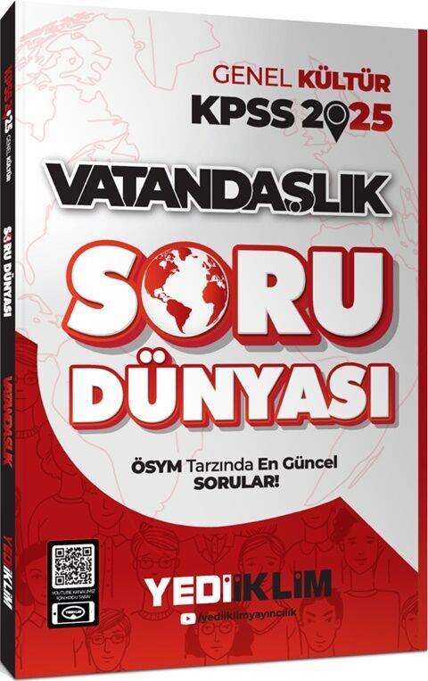 Yediiklim Yayınları 2025 KPSS Genel Kültür Vatandaşlık Soru Dünyası
