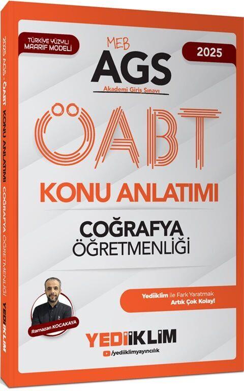 Yediiklim Yayınları 2025 MEB AGS ÖABT Coğrafya Öğretmenliği Konu Anlatımı