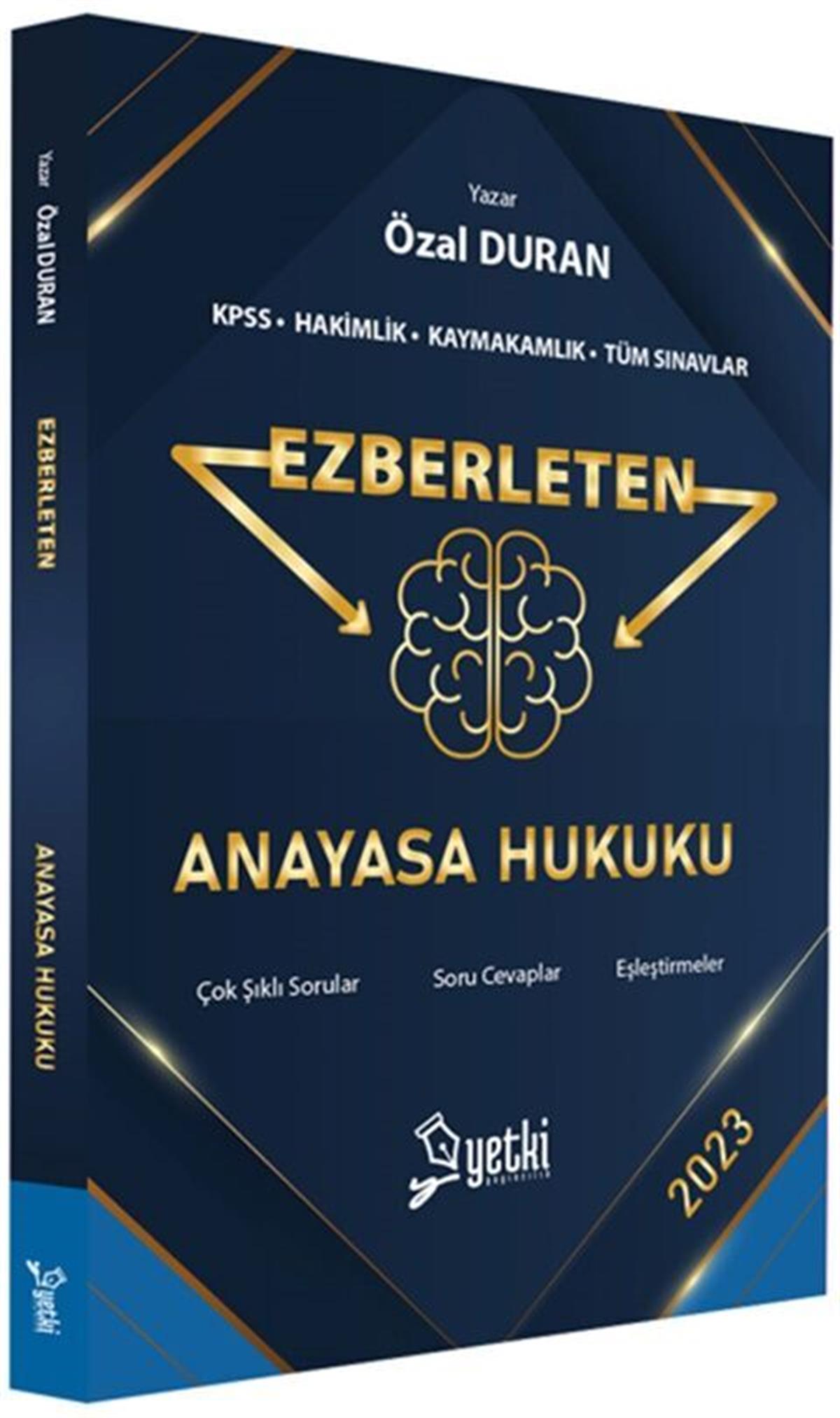 Yetki Yayınları Ezberleten Anayasa Hukuku