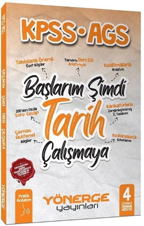 Yönerge KPSS MEB AGS Başlarım Şimdi Tarih Çalışmaya Pratik Anlatım