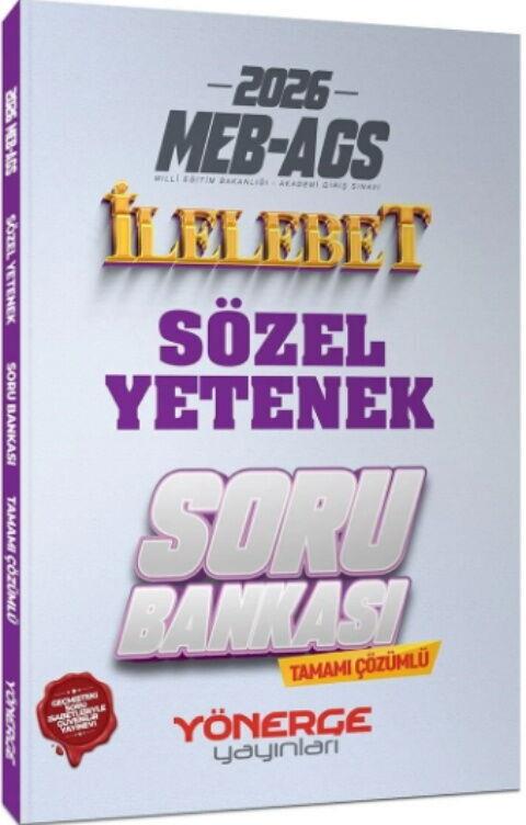 Yönerge Yayınları 2026 MEB AGS Sözel Yetenek İlelebet Soru Bankası