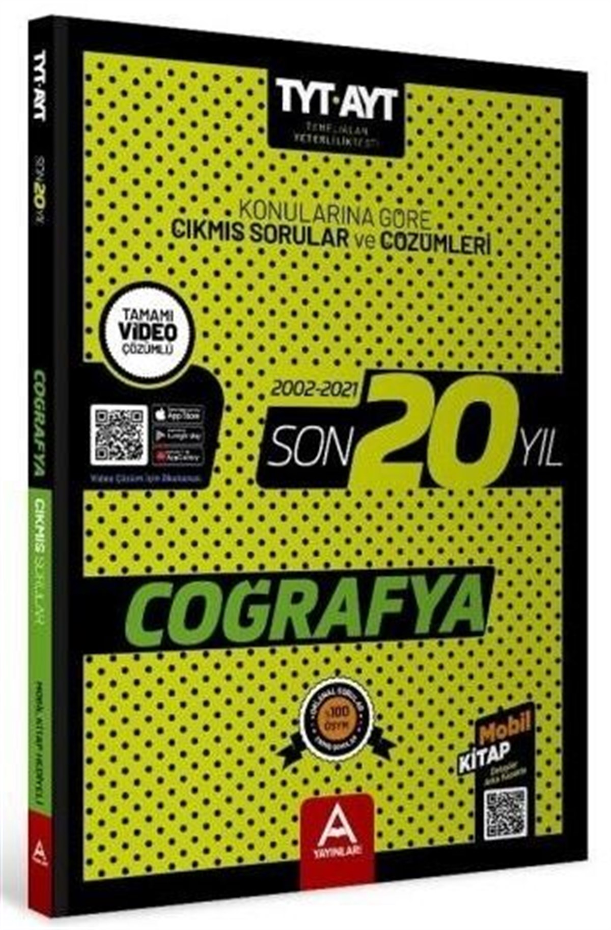 A Yayınları TYT AYT Coğrafya Son 20 Yıl Çıkmış Sorular 2002 2021
