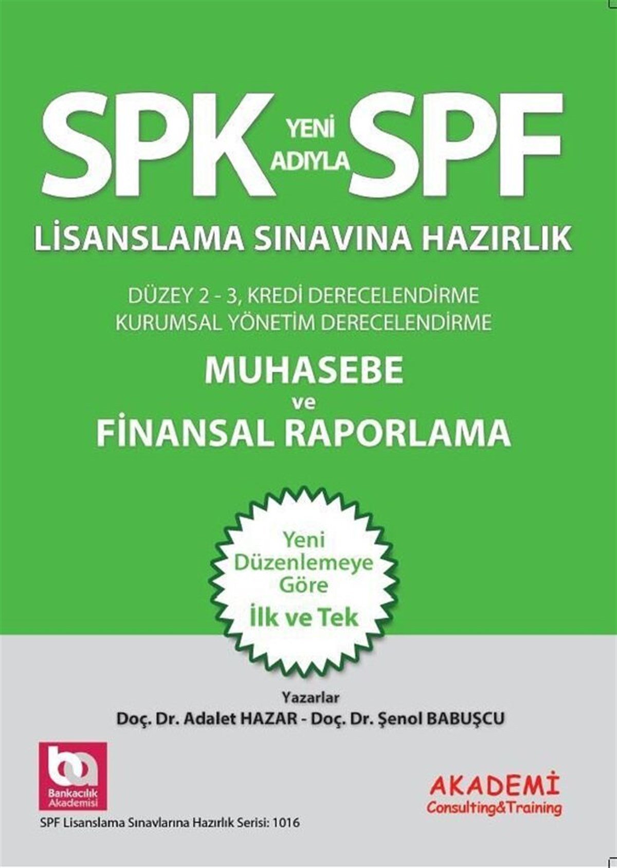 Akademi Eğitim SPK Muhasebe ve Finansal Raporlama Konu