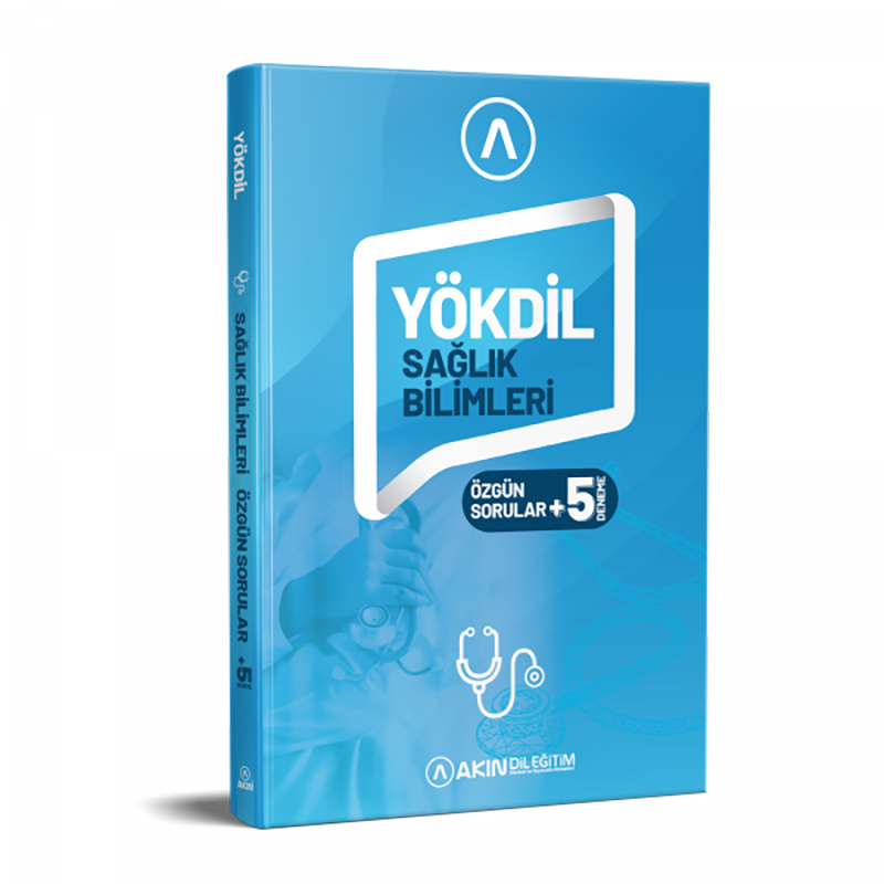 Akın Dil YÖKDİL Sağlık Bilimleri Özgün Soru Bankası + 5 Deneme