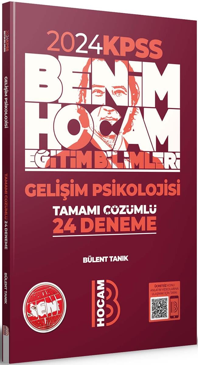 Benim Hocam 2024 Eğitim Bilimleri Gelişim Psikolojisi Tamamı Çözümlü 24 Deneme