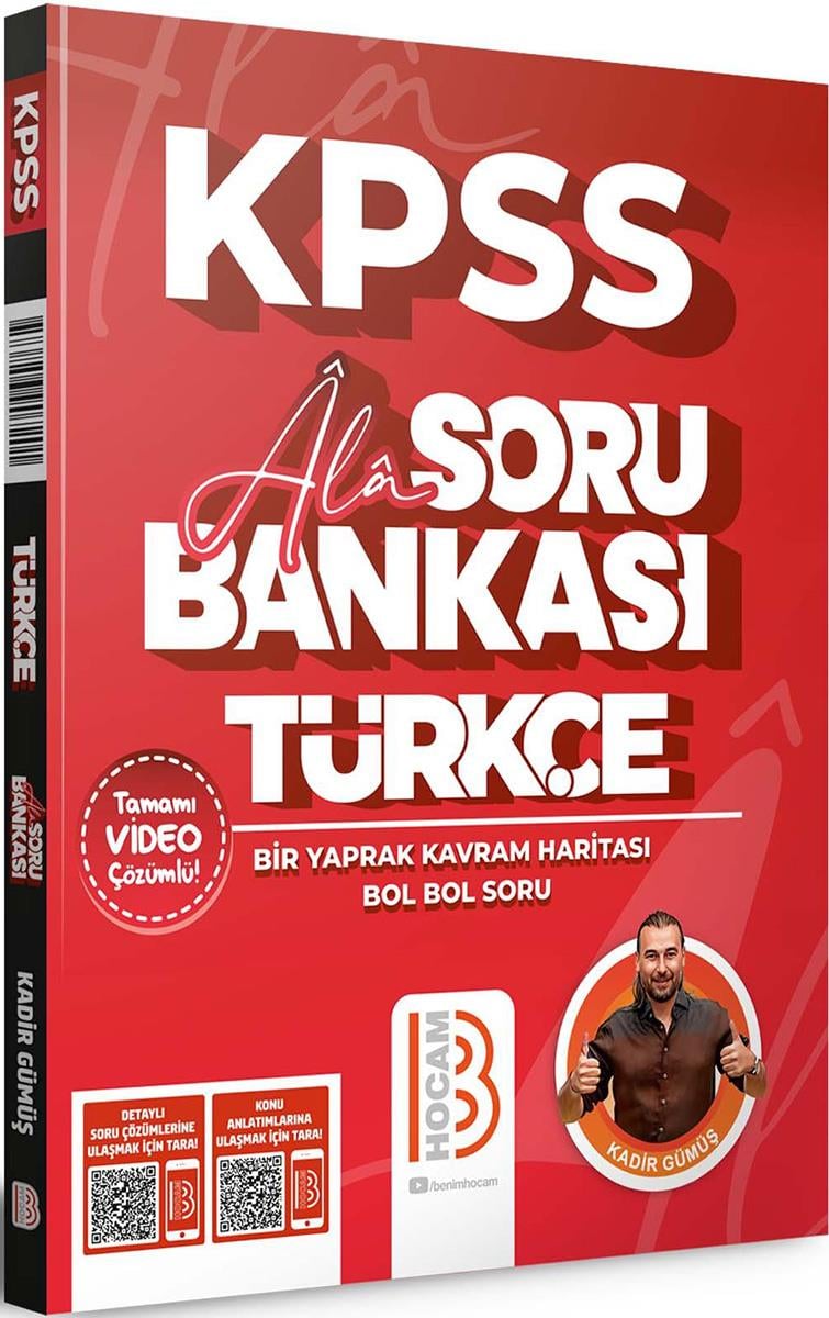 Benim Hocam 2024 KPSS Türkçe Ala Soru Bankası
