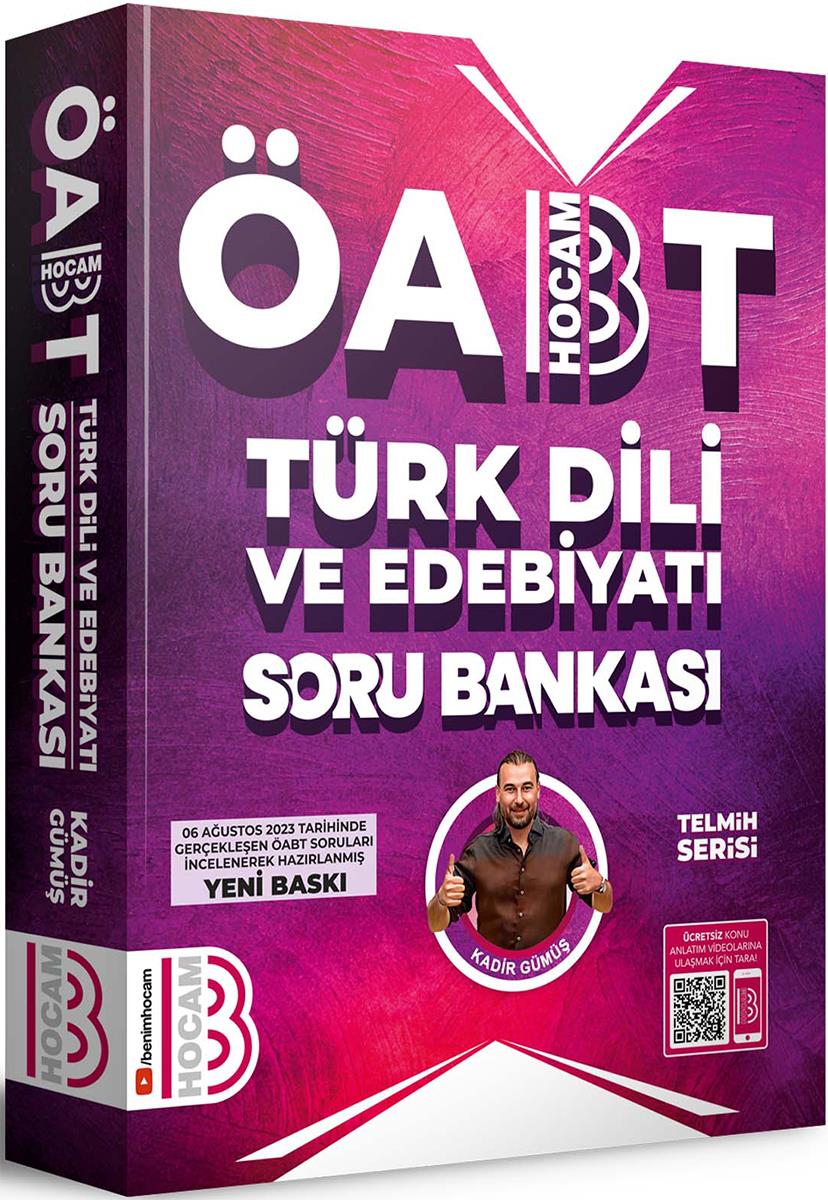 Benim Hocam 2024 ÖABT Türk Dili ve Edebiyatı Soru Bankası Telmih Serisi