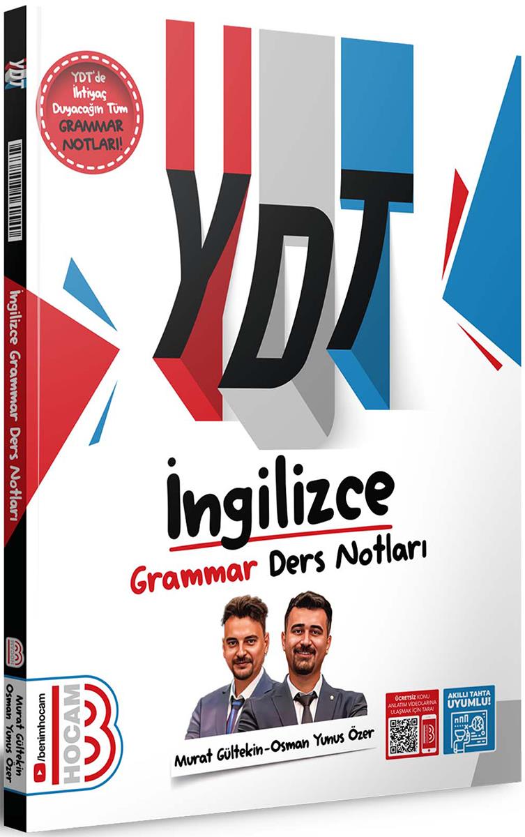Benim Hocam 2024 YDT İngilizce Grammar Ders Notları