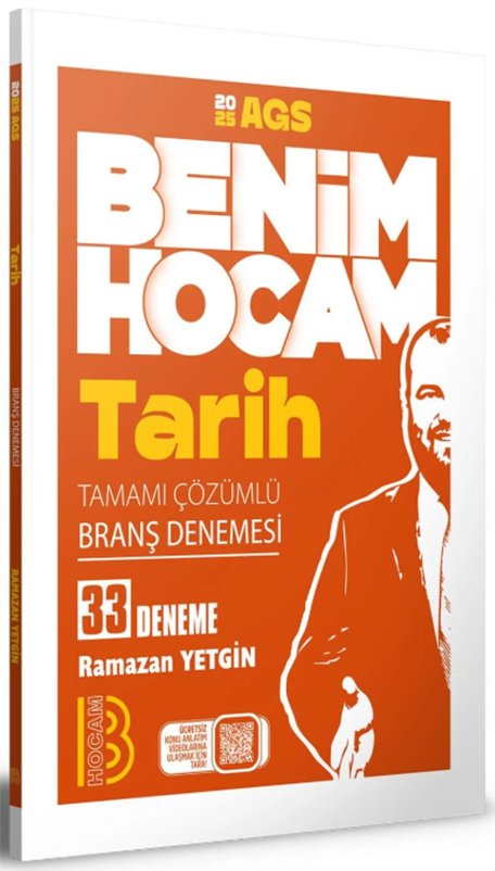 Benim Hocam 2025 AGS Tarih Tamamı Çözümlü 33 Branş Deneme