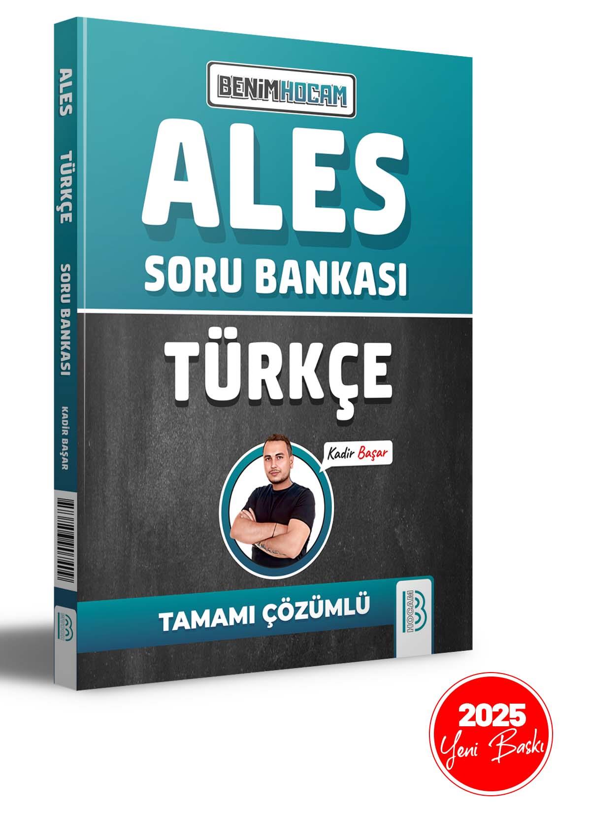 Benim Hocam 2025 ALES Türkçe Tamamı Çözümlü Soru Bankası