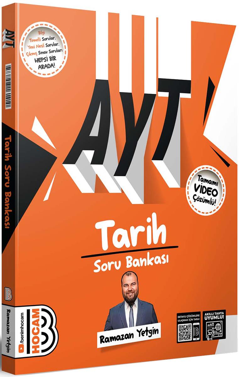 Benim Hocam 2025 AYT Tarih Tamamı Video Çözümlü Soru Bankası