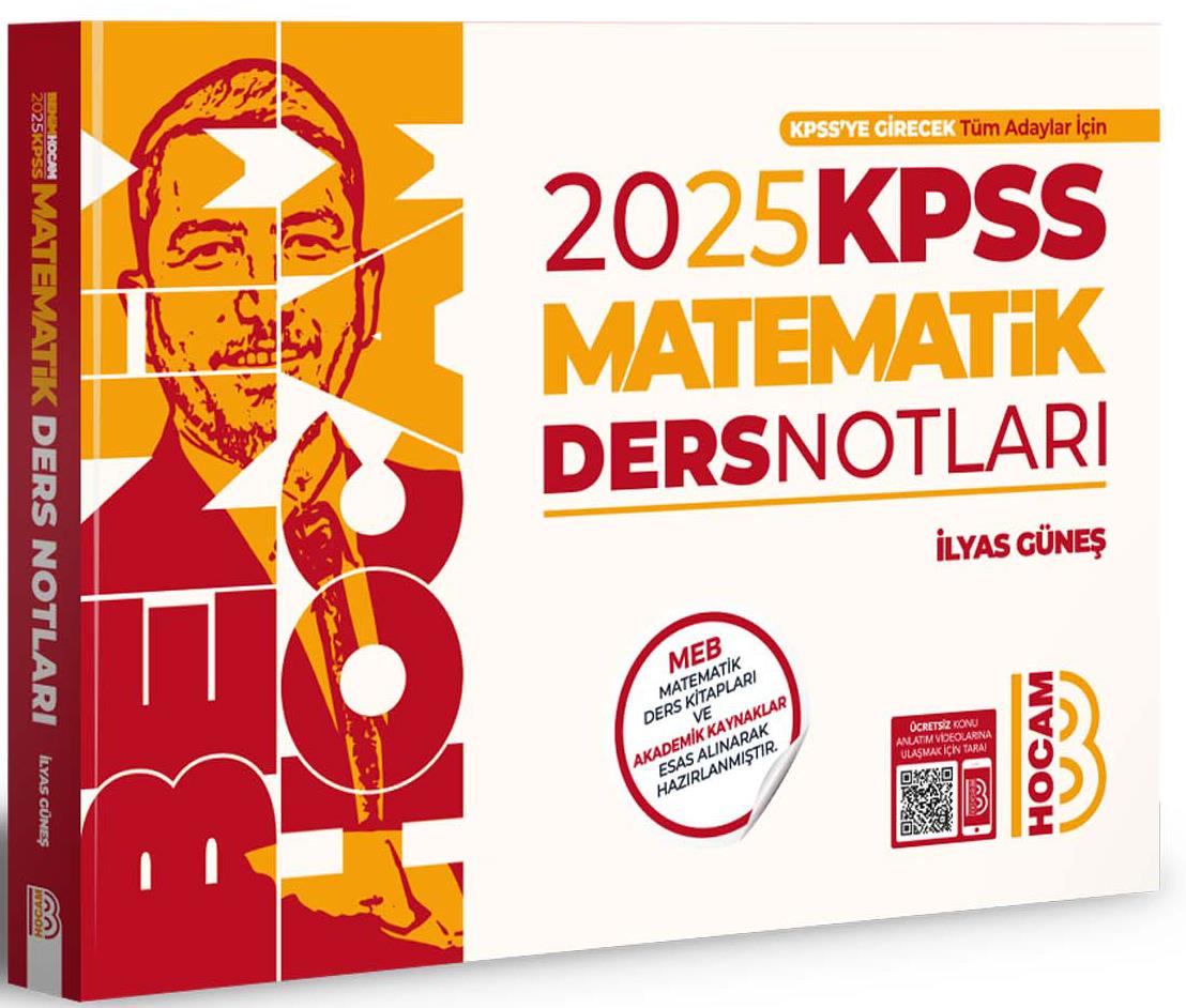 Benim Hocam 2025 KPSS Matematik Ders Notları