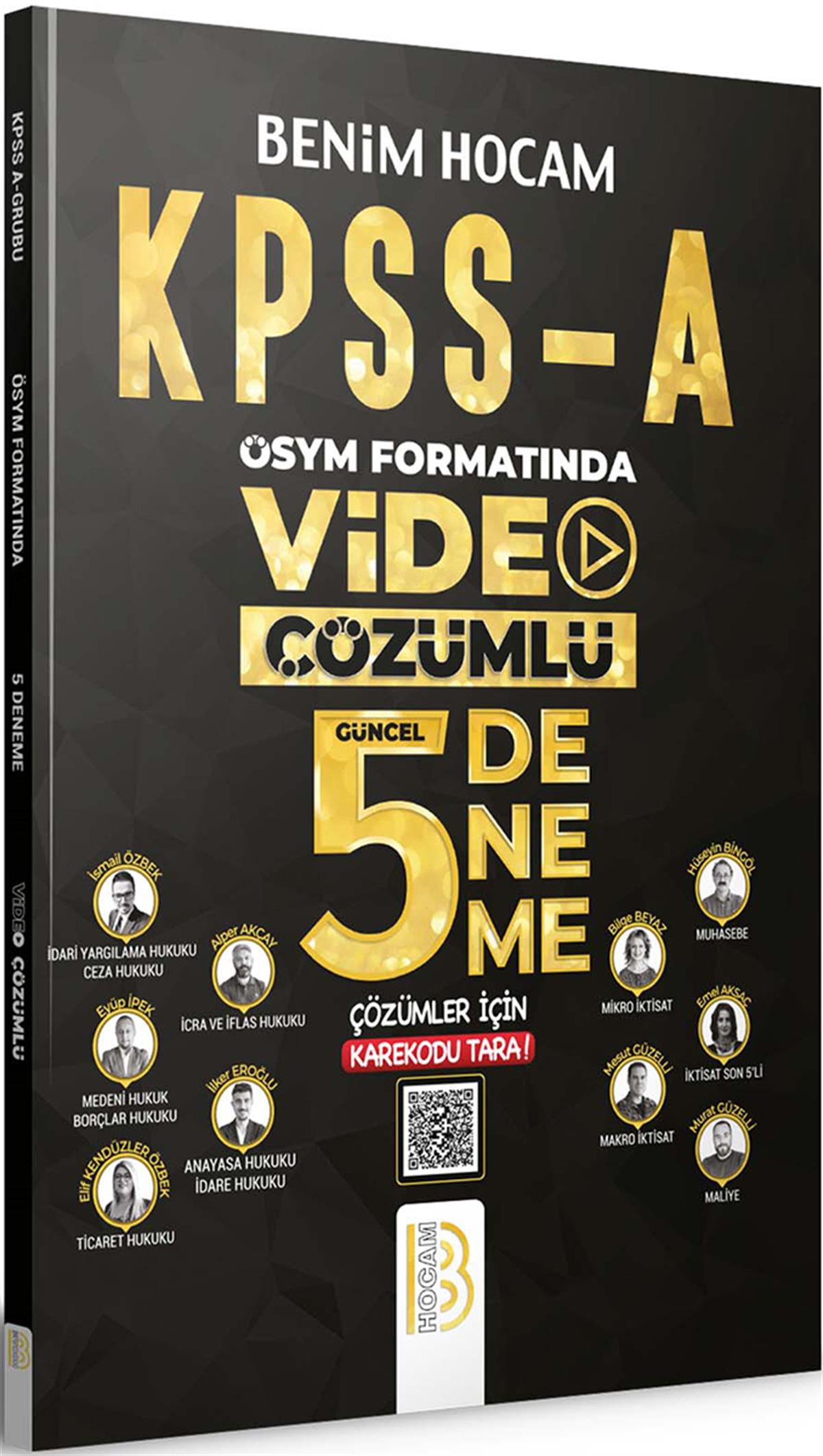 Benim Hocam KPSS A Grubu ÖSYM Formatında Video Çözümlü 5 Deneme 