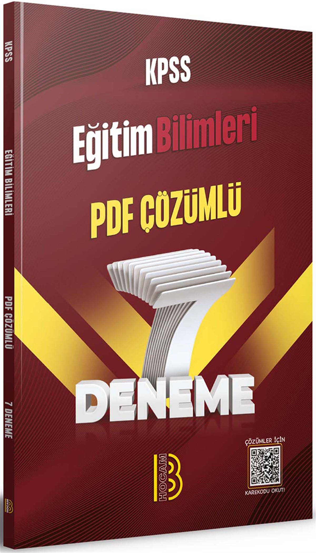 Benim Hocam KPSS Eğitim Bilimleri PDF Çözümlü 7 Deneme