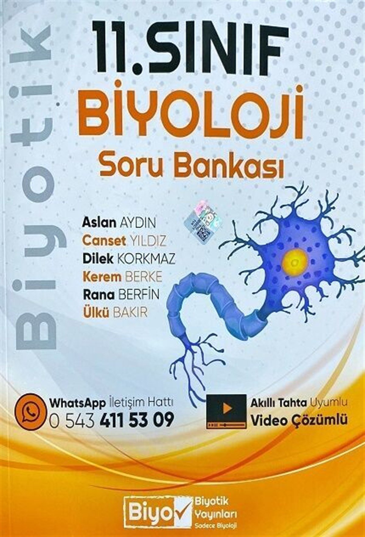 Biyotik Yayınları 11. Sınıf Biyoloji Soru Bankası