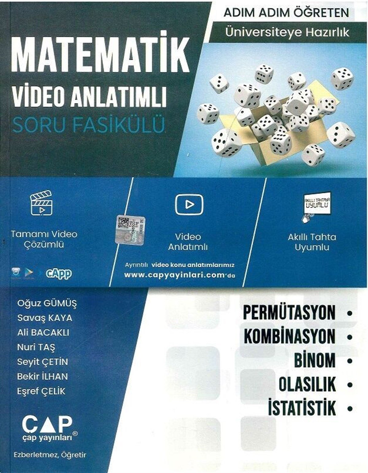 Çap Yayınları Matematik Permütasyon Kombinasyon Binom Olasılık İstatistik
